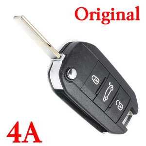 Original 3 Buttons 434 MHz Proximity Flip Key for Citroen with 4A Chip