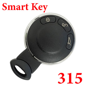 3 Buttons 315 MHz Smart Proximity Key for Mini Cooper - Without Logo