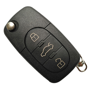 3 Buttons 434 MHz Filp Remote Key for Audi - ID48 4D0 837 231