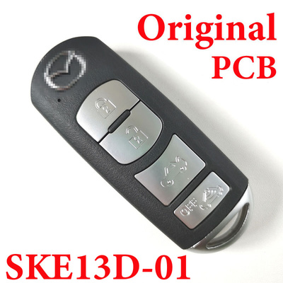 3+1 Buttons 315 MHz Smart Proximity Key For Mazda SKE13D-01 - Using OEM Mainboard