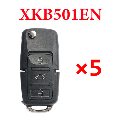 Xhorse VVDI VW B5 Type Universal Remote Control - XKB501EN - Pack of 5