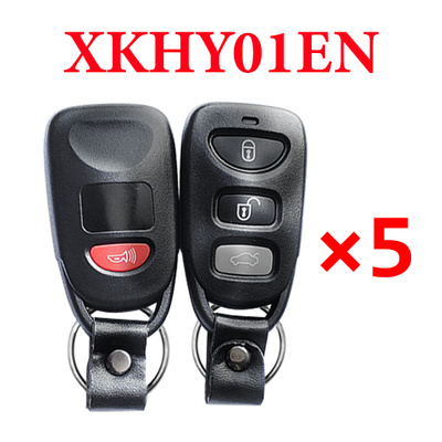 5 pieces Xhorse VVDI Hyundai Type Universal Remote Key - XKHY01EN