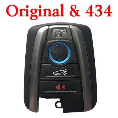 Original 434 MHz Smart Proximity Key for 2015-2017 BMW i3 / i8 / - CAS4+ FEM with Panic Button