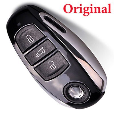 Original 3 Buttons 868 MHz Flip Remote Key for VW Touareg