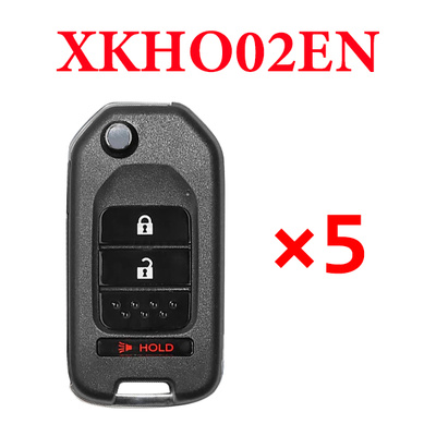 5 pieces Xhorse Honda 2+1 Buttons Wire Remote - XKHO02EN