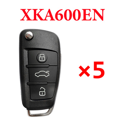 Xhorse VVDI Universal Wire Remote Key Audi Type - XKA600EN - Pack of 5