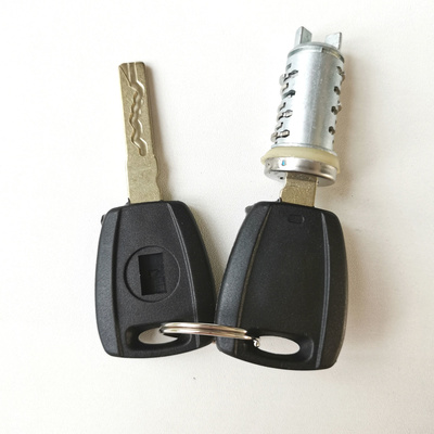 Suitable for old Fiat end mills, 1 lock, 2 keys, door lock cylinder, car modification replacement door lock cylinder