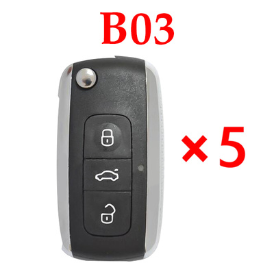 Keydiy KD Universal Flip Remote Key 3 Buttons Bentley Type B03 - 5 pcs