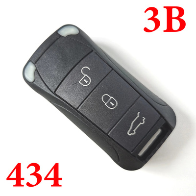 3 Buttons 434 MHz Flip Remote Key for Porsche Cayenne - PCF7947 Chip