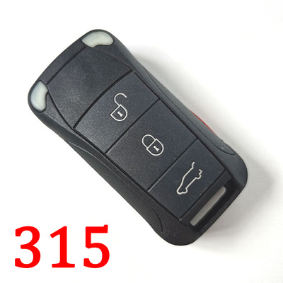 3+1 Buttons 315 MHz Flip Remote Key for Porsche - PCF7946