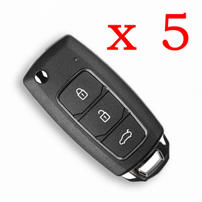 Xhorse XKHY05EN Hyundai Stype Wired Universal Remote Key - Pack of 5
