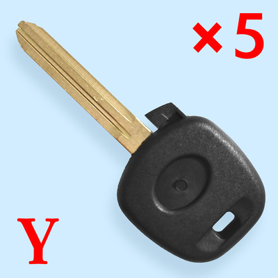 TOY43 Transponder Key Shell for Toyota - Pack of 5