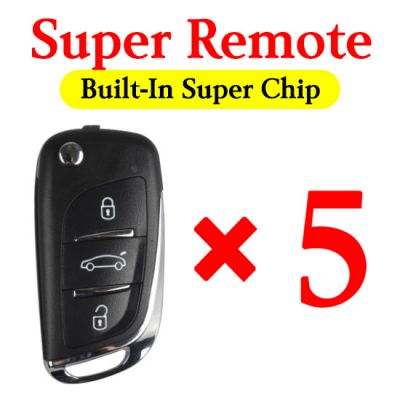 Xhorse Super Remote Comes with Built-In Super Chip - XEDS01EN - Pack of 5