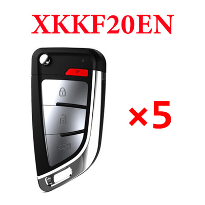 Xhorse VVDI 3+1 Buttons Wire Remote Key  - Pack of 5 - XKKF20EN