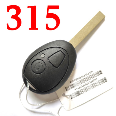 2 Buttons 315 MHz Remote key for BMW - with Logo