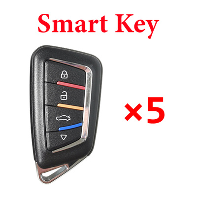 Xhorse VVDI Universal Smart Key - XSKF30EN - 4 Buttons Knife Style - Pack of 5