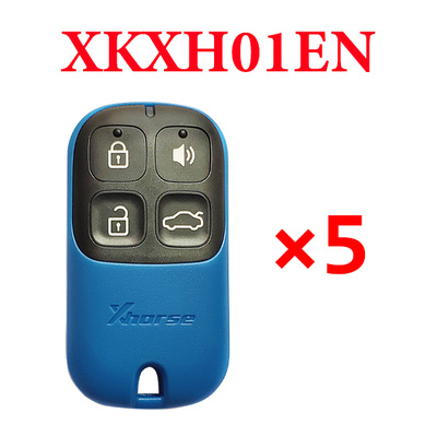 5 pieces Xhorse VVDI Blue Garage Remote Control - XKXH01EN