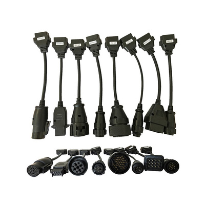 top quality 8 pcs OBD Truck Cables 2 For TCS CDP Pro Scanner Interface Diagnostic Tool for Renault for MEN for VOLVO