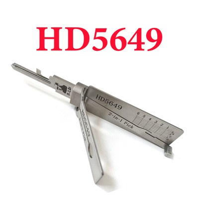 Original Lishi HD5649 2-IN-1 PICK Decoder for Residential Lock