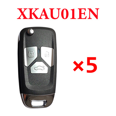 Xhorse VVDI Audi Type 1 Universal Wire Remote Control - XKAU01EN - Pack of 5