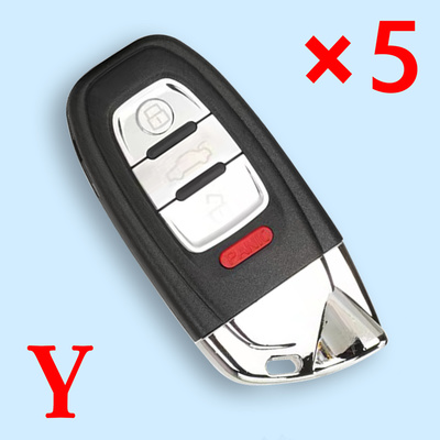 Remote Car Key Fob Shell For Lamborghini Original 3+1 Buttons Keyless Entry Case without Word 5pcs