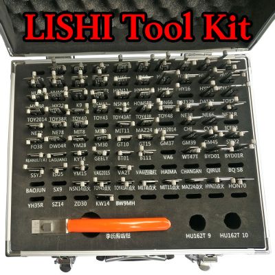 LISHI Tool Kit with 77 Pieces Auto Pick and Decoders 