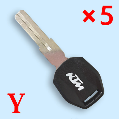 Transponder key shell Black color for KTM - Pack of 5