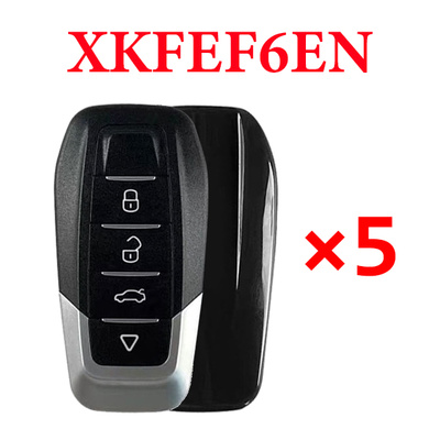 5 pieces Xhorse VVDI Ferrari Style Wire Universal Remote Key - XKFEF6EN
