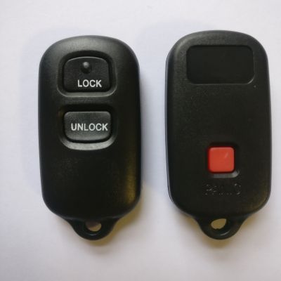 2+1 Buttons Remote Key Shell for Toyota Circle Type - Pack of 5