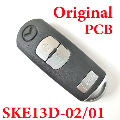 3 Buttons 315 MHz Smart Proximity Key For Mazda SKE13D-02/01 - Using OEM Mainboard For Mazda FCCID: WAZSKE13D02/01  Model: SKE13D-02/01 with OEM Board 