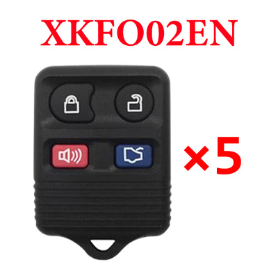 Xhorse Ford Type Universal Remote - XKFO02EN - Pack of 5