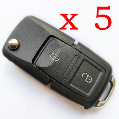 5 pieces Xhorse VVDI 2 Buttons VW B5 Type Universal Remote Control - XKB508EN