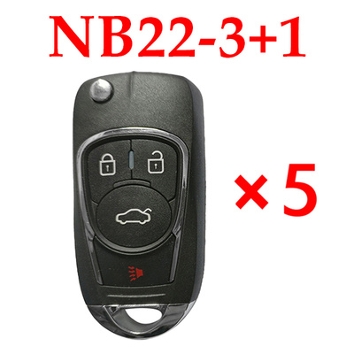 KEYDIY NB22-3+1 Universal Remote Control - 5 pcs