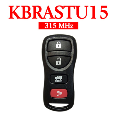 315 MHz 3+1 Buttons Keyless Entry Remote for Nissan / Infiniti 2002-2015 - KBRASTU15