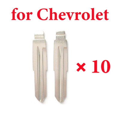 #106 Key Blade for Chevrolet - Pack of 10 