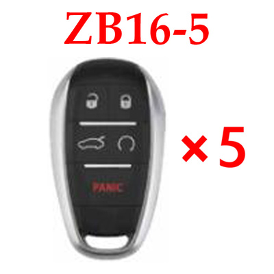 Universal ZB16-5 KD Smart Key Remote for KD-X2 - Pack of 5 