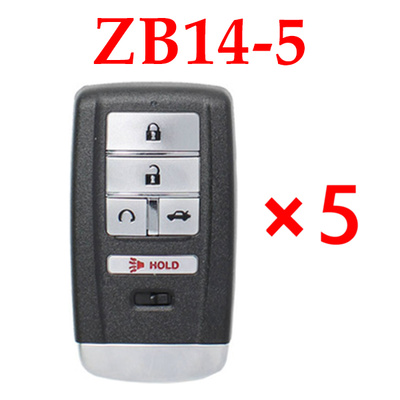 Universal ZB14-5 KD Smart Key Remote for KD-X2 - Pack of 5 