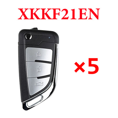 Xhorse VVDI Universal Wire Remote Key KNIFE Stype - XKKF21EN - Pack of 5
