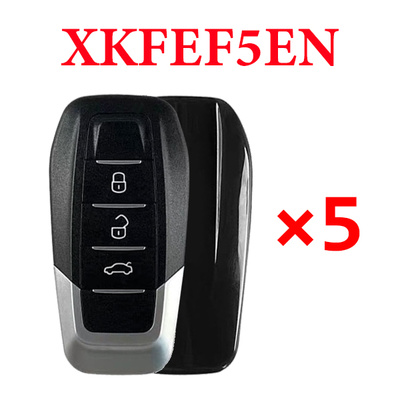 5 pieces Xhorse VVDI Ferrari Style Wire Universal Remote Control XKFEF5EN