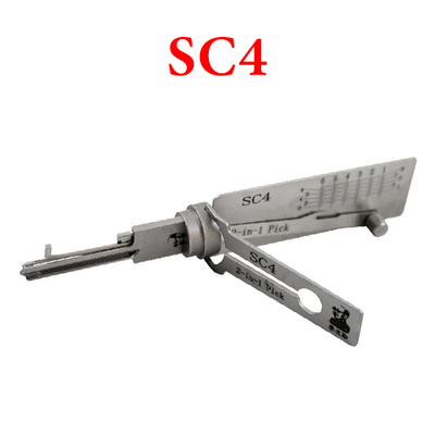 Original LiShi SC4 Anti Glare 2-IN-1 Pick & Decoder for 6 Pin Schlage Door Locks