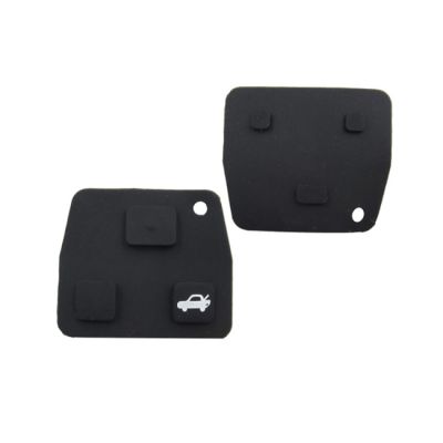 2 Button 3 Button Key Rubber Pad For Toyota Lexus - Pack of 10