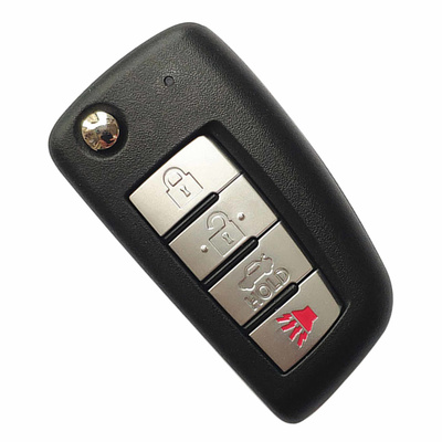 315 MHz 3+1 Buttons Flip Remote Key for Nissan Infiniti 2002-2017 - KBRASTU15 