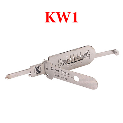 Super Tools  KW1 for  Mexico Kwikset Civil Lock 2 in1 Locksmith Tool KW1-Right 