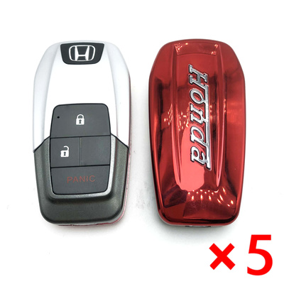 Flip Remote Key Shell Case Fob 2+1 Button for Honda - pack of 5 