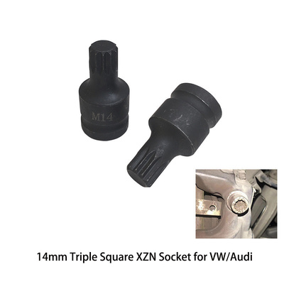 14 mm Triple Square XZN Socket for VW Audi 