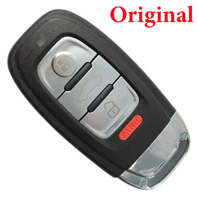 Original 3+1 Buttons 434 MHz Smart Proximity Key for Audi A6L A4L Q5 S5 S6 S7 S8 RS5 A7 A8L
