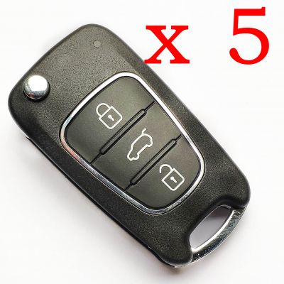 5 pieces Xhorse VVDI Hyundai Type 3 Universal Remote Control - XKHY02EN