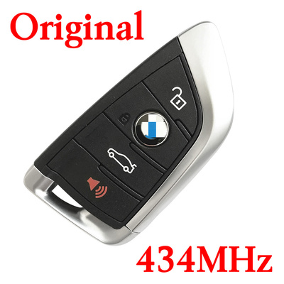 Original 4 Buttons 434 MHz Smart Proximity Key for 2014-2018 BMW 5 X5 X6 - CAS4 CAS4+ FEM BDC Universal Key