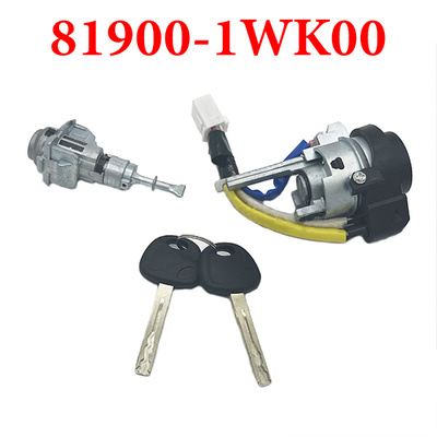 New 6 Line Ignition & Door Lock Cylinder for 2011 - 2015 Kia OPTIMA & 2013 - 2017 RIO / 81900-1WK00
