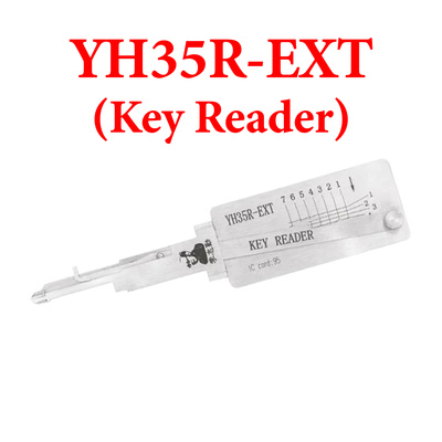 Original Lishi YH35R Extended Key Reader For Yamaha Ignition with Magnetic Gate - Anti Glare